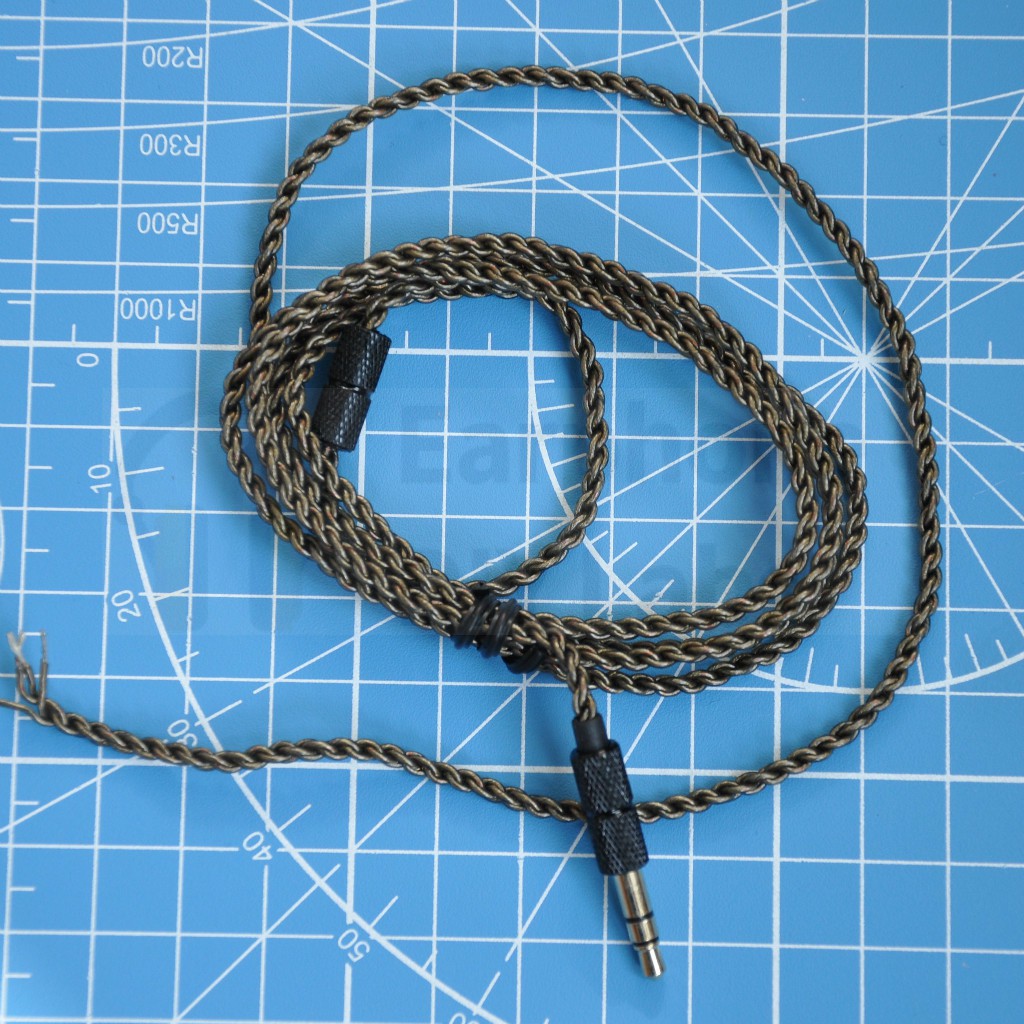 Manual Braided OCC Earphone Cable with 3.5mm plug